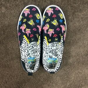 SpongeBob SquarePants Women's Sneakers - Black, Pink, and Yellow